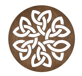 Hermia Juego de 4 Salvamanteles Lugh - Walnut